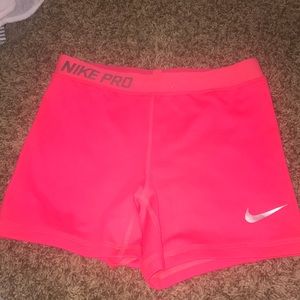 Pink nike pros